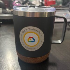 Google Black and Silver Mug